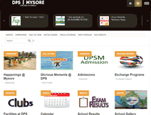 Tablet Screenshot of dpsmysore.com